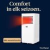 J&G verrijdbare Airco Pro, model BTY26, kleur wit, 9000 BTU
